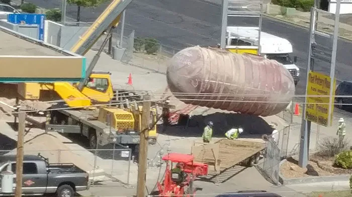 If You've Ever Wondered How Big The Gasoline Container Is Underneath A Gas Station