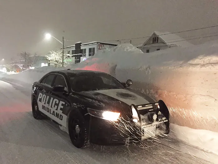 Nivel de la nieve en Midland, Ontario