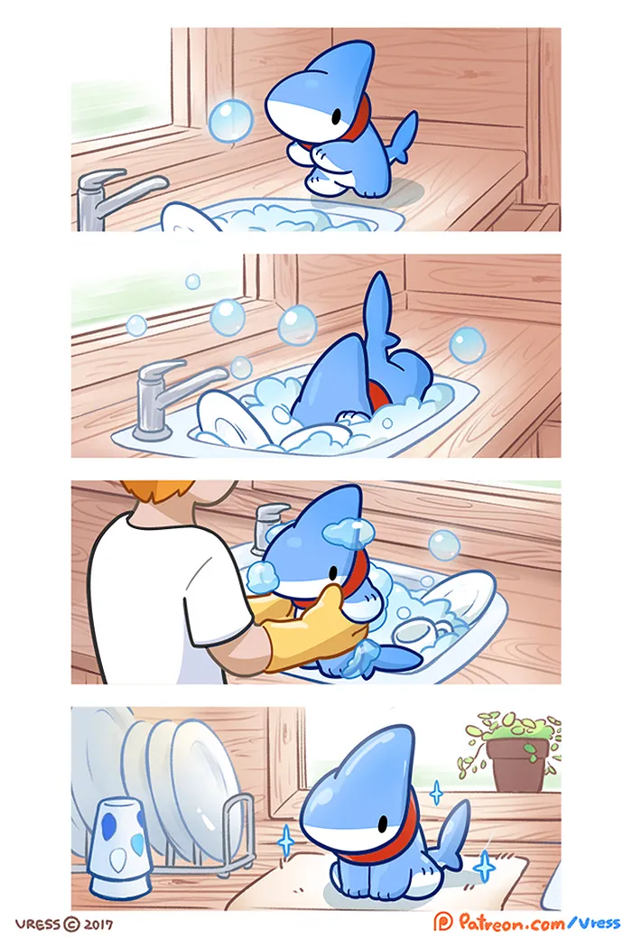 Shark Puppy Is The Cutest Thing You'll See Today (53 Comics)