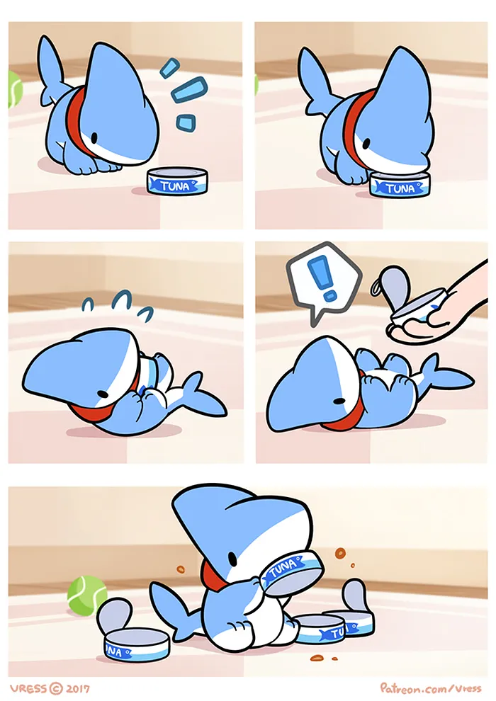 Shark Puppy Is The Cutest Thing You'll See Today (53 Comics)