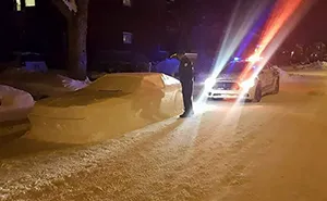 Internet Can't Stop Laughing At These Cops Who Ticketed A Car Made Of Snow With This Note