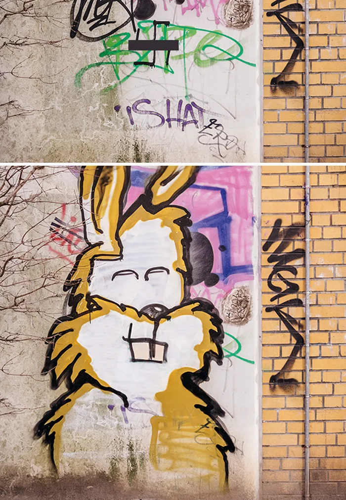 En Berlín saben cómo librarse de esas feas esvásticas pintadas en las paredes y convertirlas en algo agradable