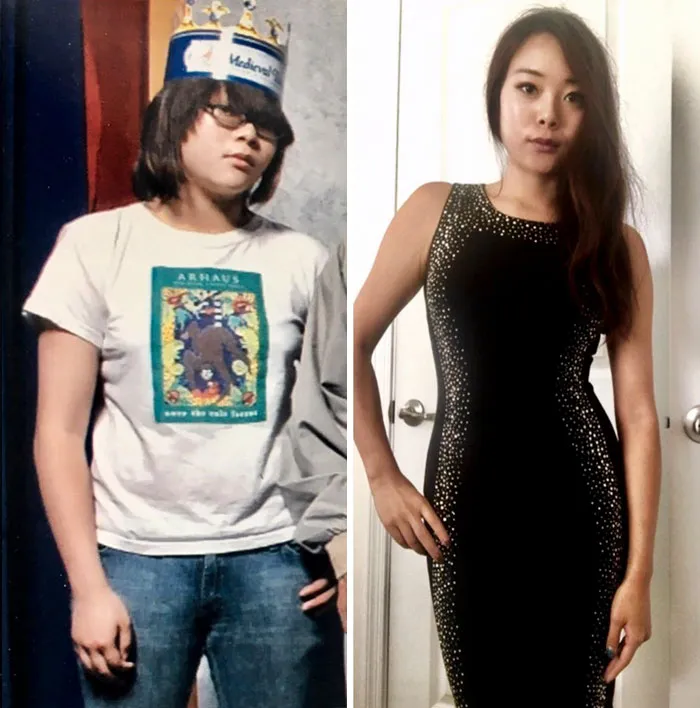 De los 16 a los 23. Mi madre me guardó mucha ropa bonita