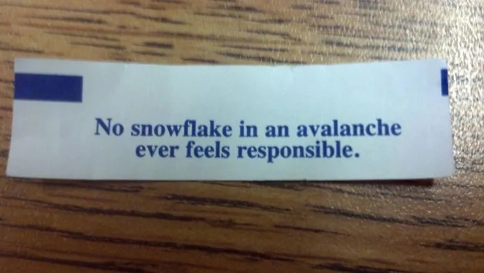 Didn't Expect My Fortune Cookie To Be So Insightful
