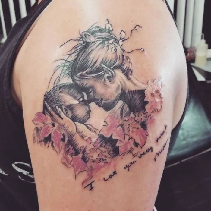 My Mother Passed Away Unexpectedly Two Nights Ago. She Told Me Once That If Were Ever To Get Another Tattoo It Would Have Been A Fairy. I Also Found A Document While Going Through Some Stuff Where She Wrote, "I Love You Very Much. -Mom." I Miss Her And I Know She Would Have Loved It