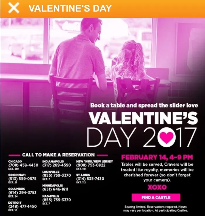 The Couple Chosen For This White Castle Valentine's Day Ad