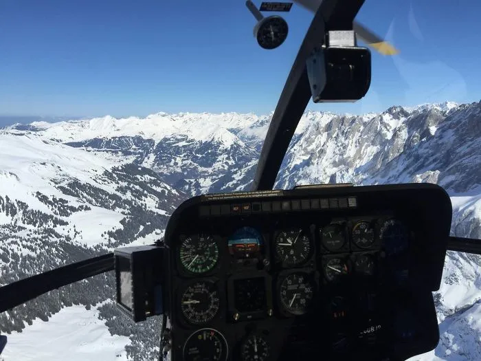 Here Is My Cab En Route To A Glacier Landing (MD520)
