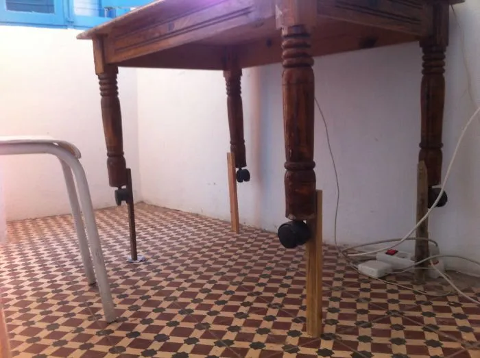We Asked Our Landlord For A Bigger Table - He Built Us This