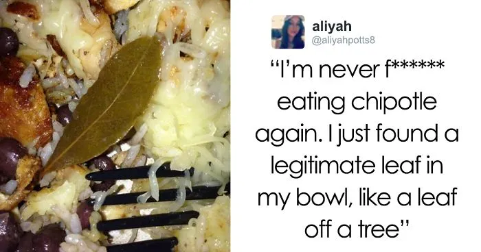 36 Times People Found Some Strange Leaves In Their Food, And Complained About It Online