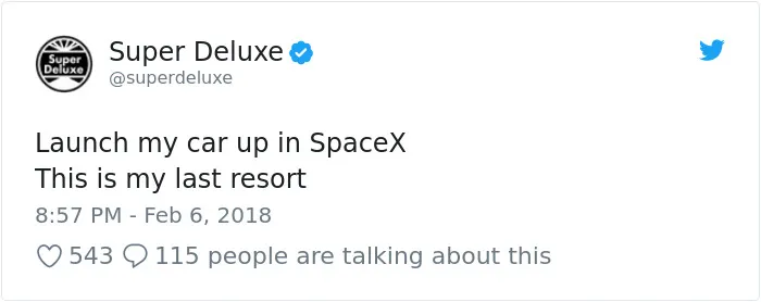 47 Of The Funniest Reactions To Elon Musk Sending Tesla Car To Mars