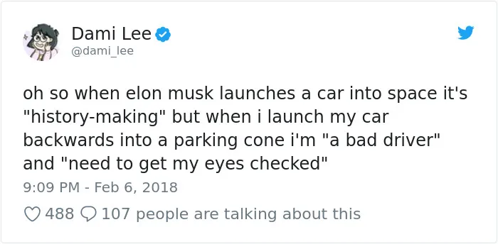 47 Of The Funniest Reactions To Elon Musk Sending Tesla Car To Mars