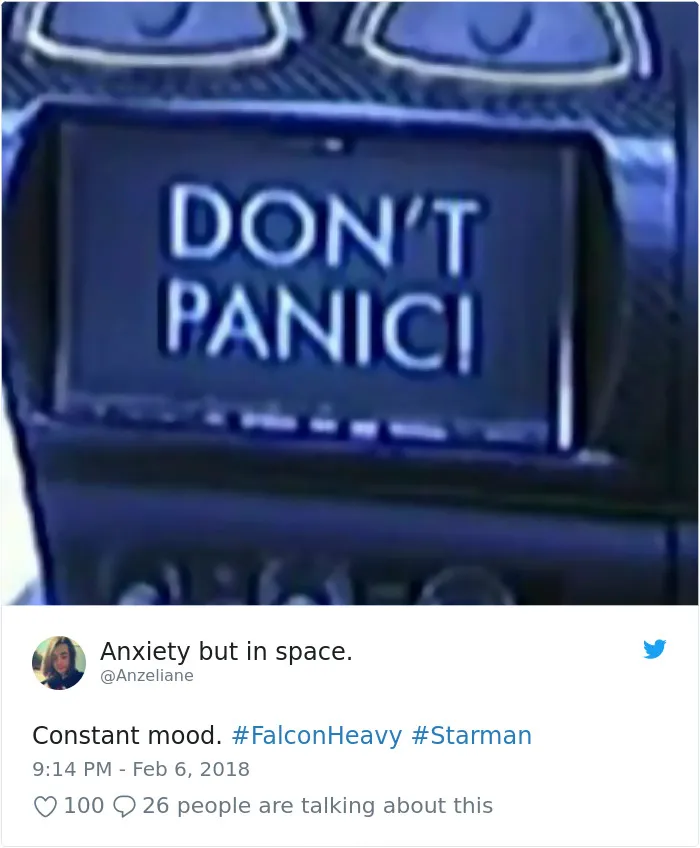 47 Of The Funniest Reactions To Elon Musk Sending Tesla Car To Mars