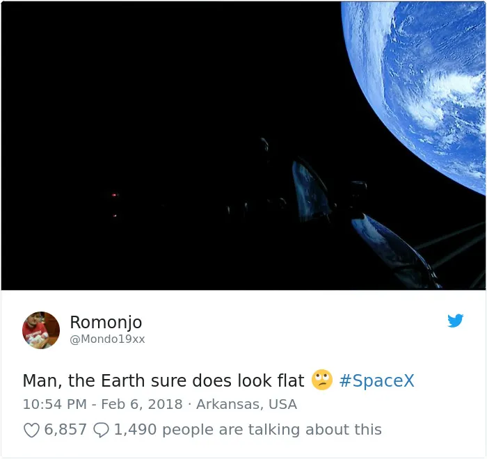 47 Of The Funniest Reactions To Elon Musk Sending Tesla Car To Mars