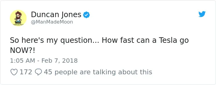 47 Of The Funniest Reactions To Elon Musk Sending Tesla Car To Mars