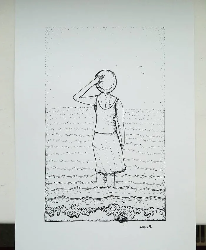 I Enjoy Drawing Ink Dots And Lines