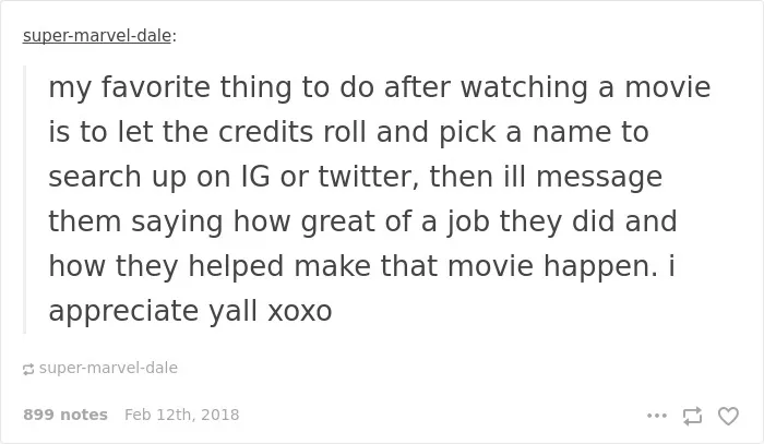 Staying Till After The Credits