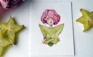 I Spent A Couple Months Re-Imagining Fruits And Vegetables As Watercolor Characters
