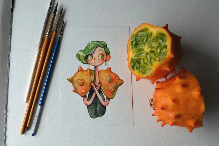 Kiwano curioso