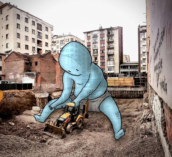 I’m An Architect Who Illustrates The Secret Life Of Giants In The Streets Of Turkish Cities