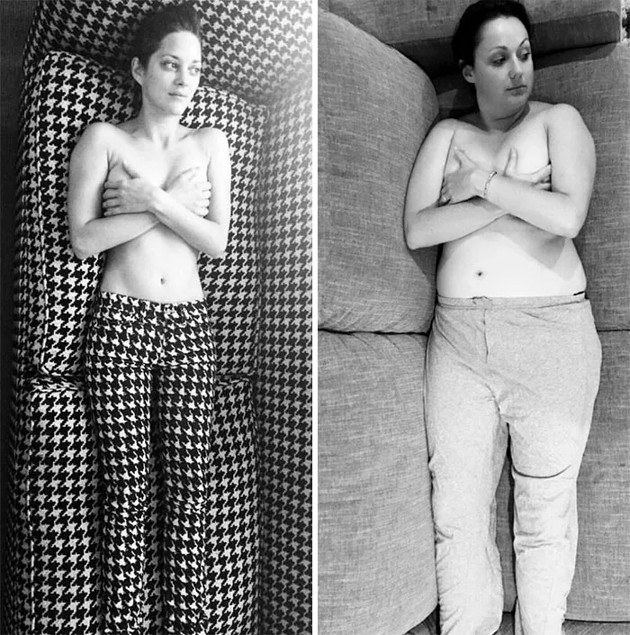 Woman Continues To Hilariously Recreate Celebrity Instagram Pics, And The Result Is Better Than The Original