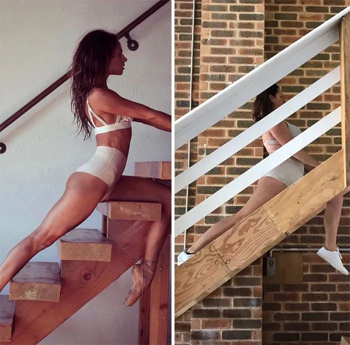 Woman Continues To Hilariously Recreate Celebrity Instagram Pics, And The Result Is Better Than The Original