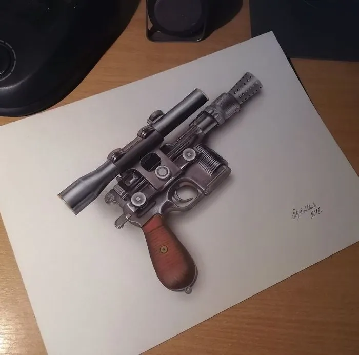 And Some Of Them Are From The Star Wars Like This Han Solo's Blaster