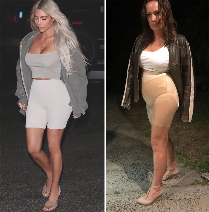 Woman Continues To Hilariously Recreate Celebrity Instagram Pics, And The Result Is Better Than The Original