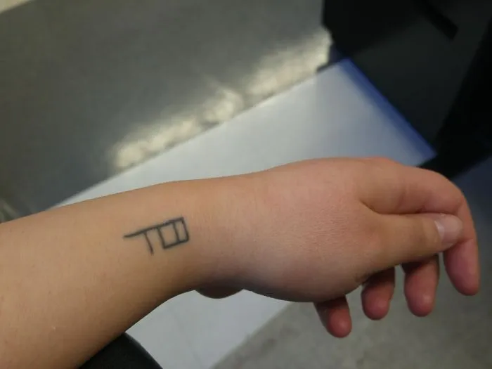 My Husband's Initials (A On Top Of An F). He Stood By Me And Waited For Me While I Followed My Dreams And Went And Worked In Shanghai, China For Almost 2 Years.