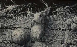 “Weaving” Paintings By Alexi Torres Show The Connection Between Man And Nature