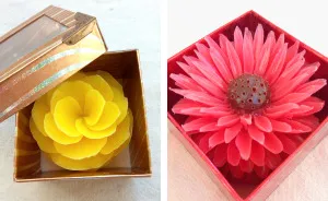Tiny Floral Soap Sculptures Transform Into Real Spring Flowers In The Garden Of Carving Master Boraliev