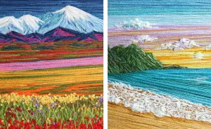 35 Colourful Landscapes That I Created Using Needle And Thread