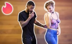 My Friend Wanted To Get Body Painted For A Tinder Date At The Mall, We Filmed The Entire Thing Hidden Camera