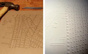 I Spent 20 Hours Making Accurate & To Scale Tactile Braille Embossed Maps Of NYC And Paris By Hand