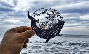 I Made These Artworks From Paper During My Trip To India (8 Pics)