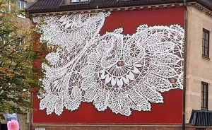 I Cover The Streets With My Art, And Here Are My 30 Lace Artworks (New Pics)