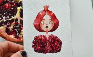 I Spent A Couple Months Re-Imagining Fruits And Vegetables As Watercolor Characters