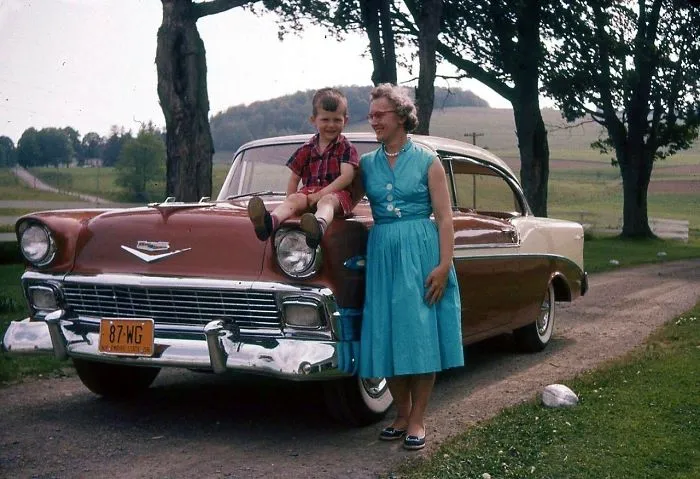 Abuela y nieto, estado de Nueva York