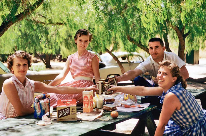 Picnic en Los Angeles, California. 1959