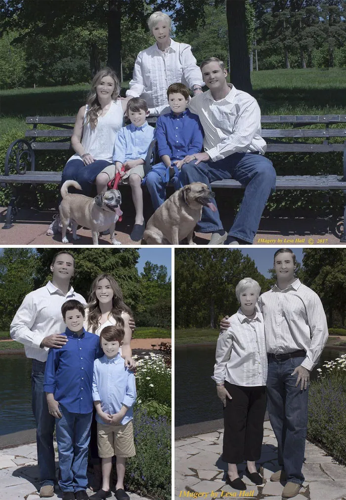 Fotógrafo "profesional" que "arregló" estas fotos familiares