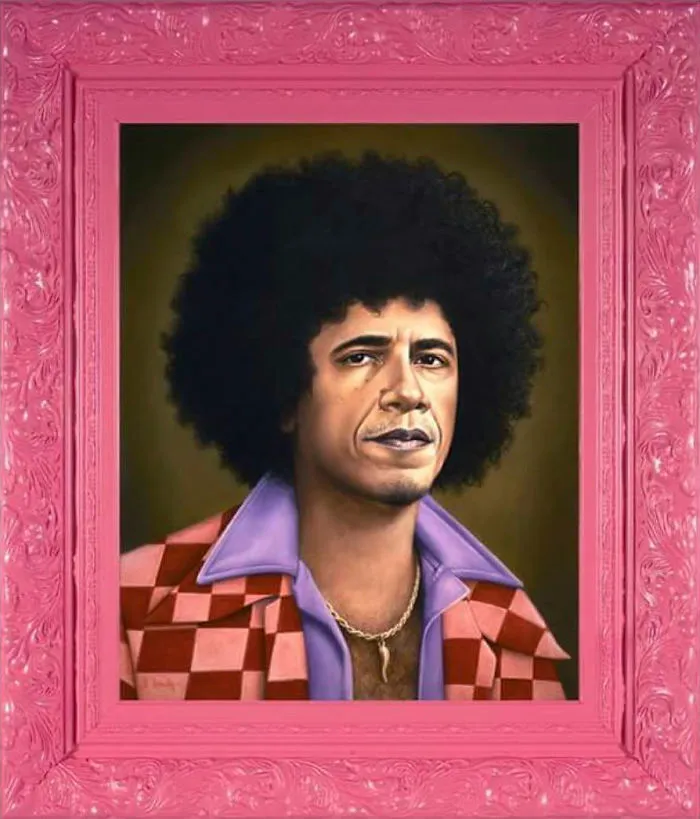 Artist Breaks The Traditional Masculinized Image Of Famous People By Taking Them To Their Pink World