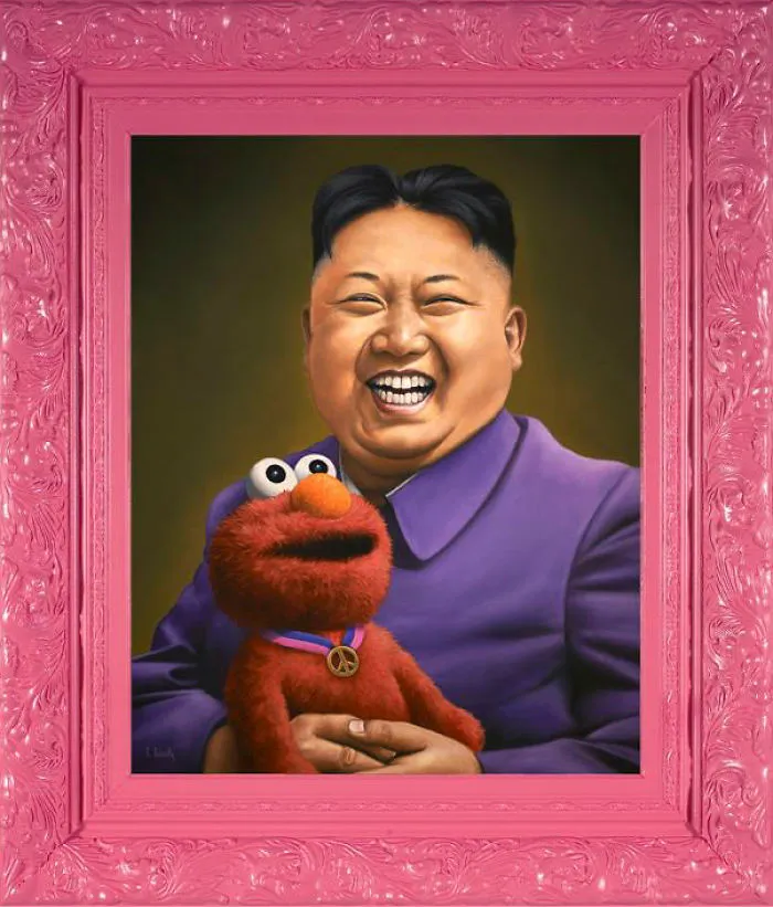 Artist Breaks The Traditional Masculinized Image Of Famous People By Taking Them To Their Pink World