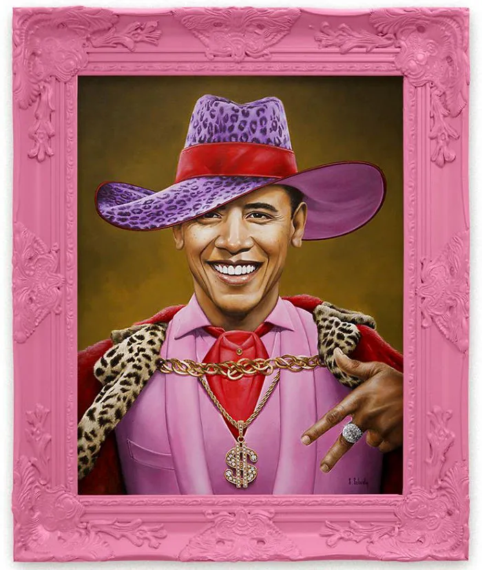 Artist Breaks The Traditional Masculinized Image Of Famous People By Taking Them To Their Pink World