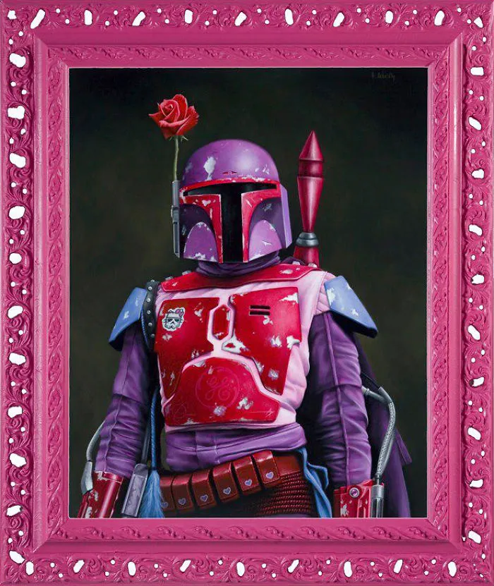 Artist Breaks The Traditional Masculinized Image Of Famous People By Taking Them To Their Pink World