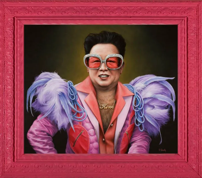 Artist Breaks The Traditional Masculinized Image Of Famous People By Taking Them To Their Pink World