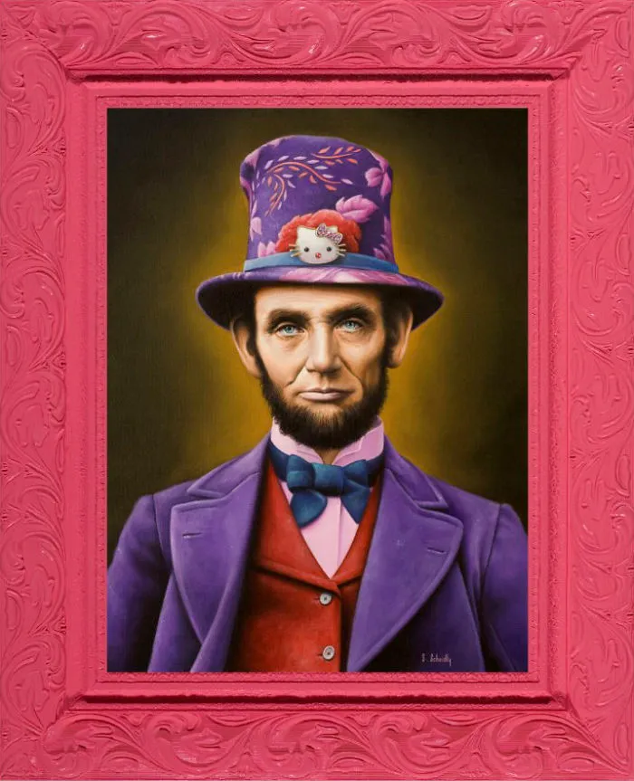 Artist Breaks The Traditional Masculinized Image Of Famous People By Taking Them To Their Pink World