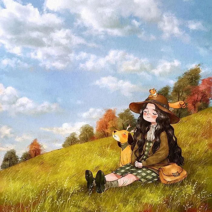 Happiness In Living Alone Revealed In 65 Illustrations By Korean Artist