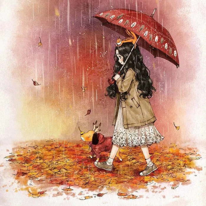 Happiness In Living Alone Revealed In 65 Illustrations By Korean Artist