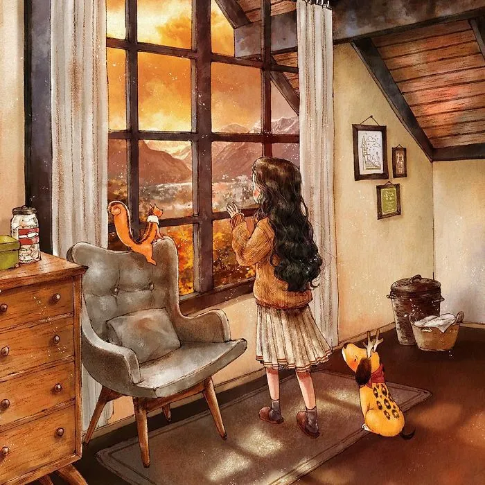 Happiness In Living Alone Revealed In 65 Illustrations By Korean Artist