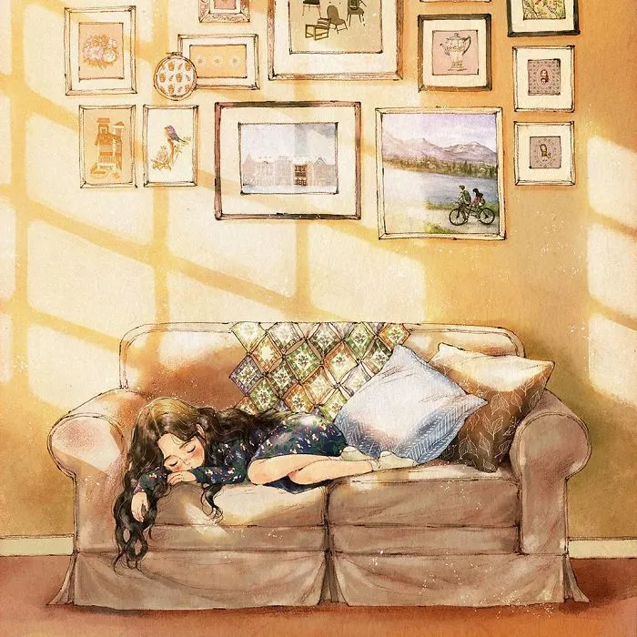 Happiness In Living Alone Revealed In 65 Illustrations By Korean Artist