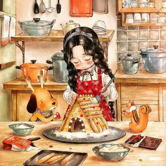 Happiness In Living Alone Revealed In 65 Illustrations By Korean Artist